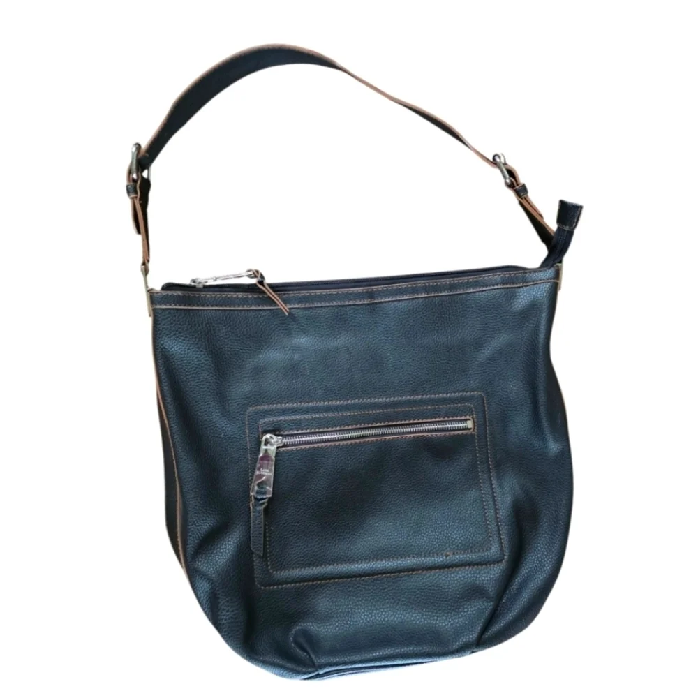 Dana Buchman Large Black Hobo Style Bag